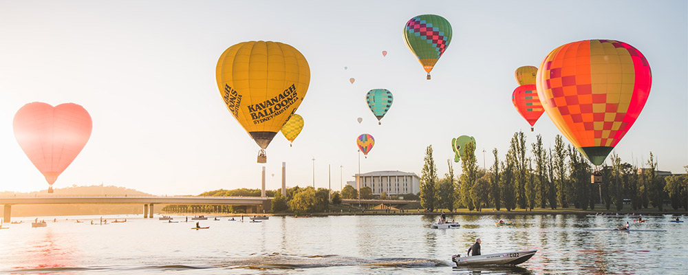 Find an amazing vantage point to take in the Canberra Balloon Spectacular.