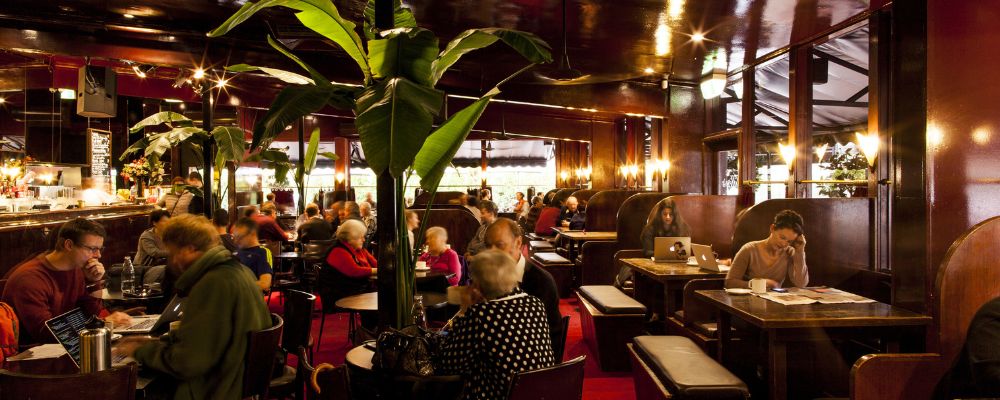 The interior of Tilley’s Devine Café in Lyneham, Canberra.
