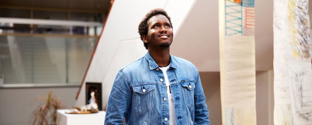 An ANU postgraduate student is inspired by his studies on the ANU campus.