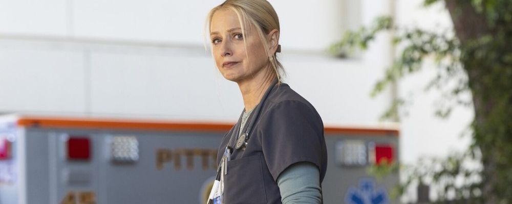 Katherine LaNasa as Dana Evans in the HBO television show ‘The Pitt’