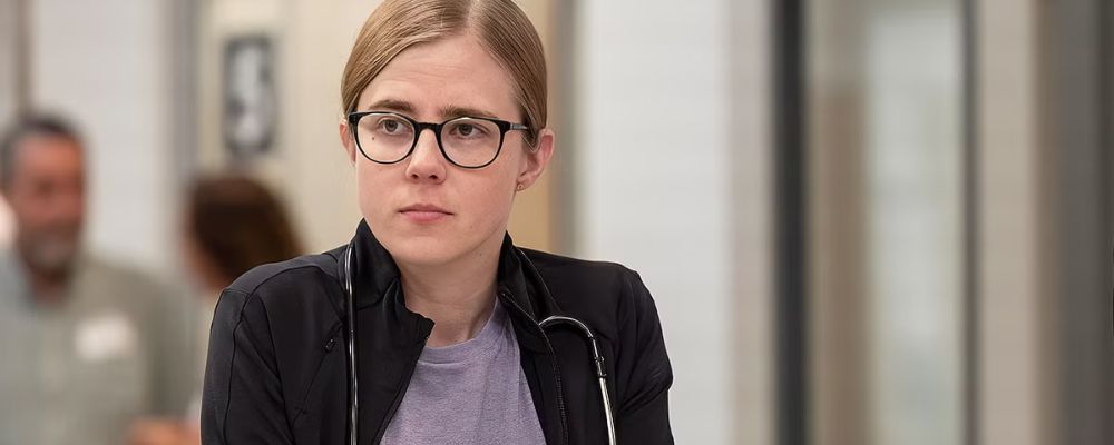 Taylor Dearden as Dr. Mel King in the HBO television show ‘The Pitt’